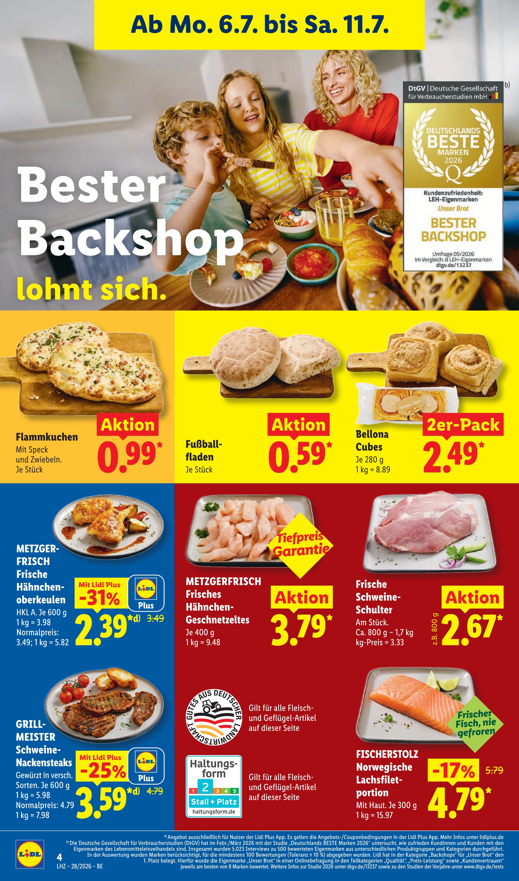 Gebäck Angebot im aktuellen Lidl Prospekt auf Seite 10